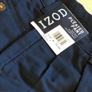 Izod pleated 8 slim pants Brand new!